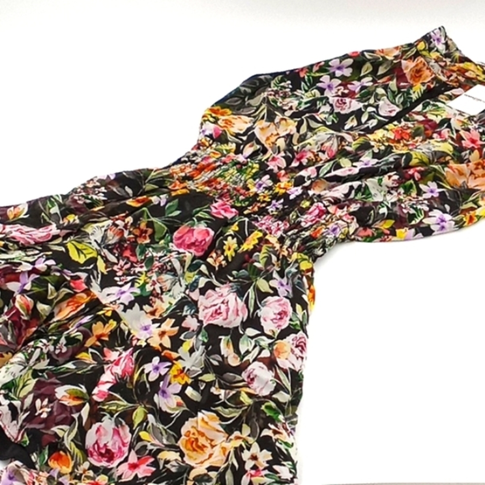 Generation Love Iris‎ Smocked Halter Dress Floral M
